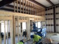 evans pipe and steel pre-engineered metal building interior framing